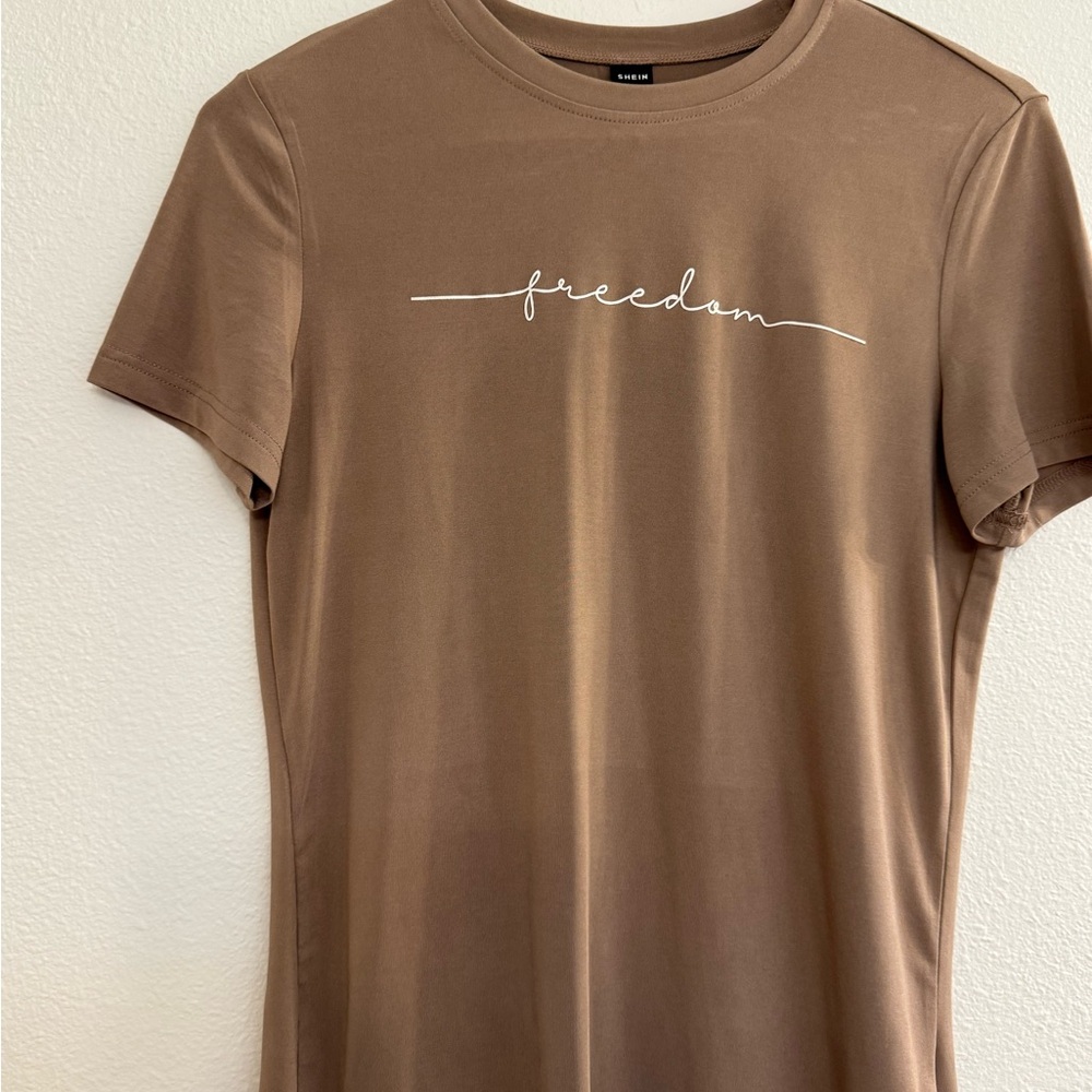 SHEIN Brown Casual Top